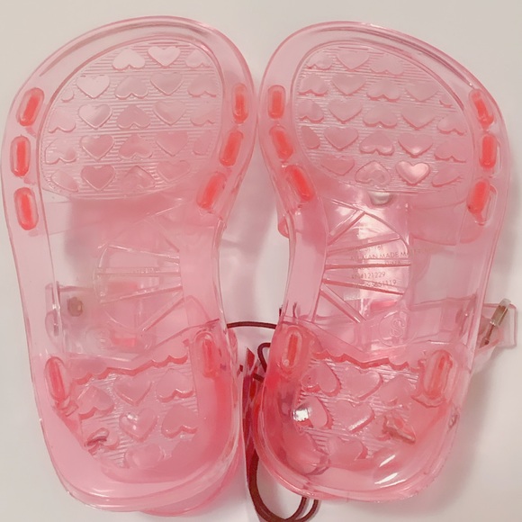 Light pink jelly sandals with flower 🌸 - Picture 5 of 5